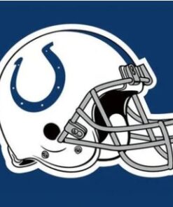 Indianapolis Colts Helmet Logo Flag 3X5 Ft Polyester Banner USA 90x150cm