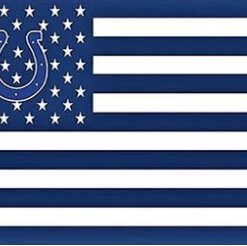 Indianapolis Colts Sports Star Vertical Flag 3X5 Ft Polyester Banner USA 90x150cm