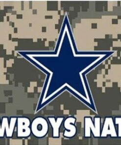 Dallas Cowboys Camo Flag 3X5 Ft Polyester Banner USA 90x150cm