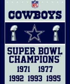 Dallas Cowboys Champions Flag 3X5 Ft Polyester Banner USA 90x150cm