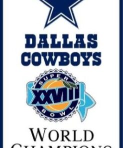Dallas Cowboys World Champions 1993 Flag 3X5 Ft Polyester Banner USA 90x150cm