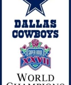 Dallas Cowboys World Champions 1992 Flag 3X5 Ft Polyester Banner USA 90x150cm