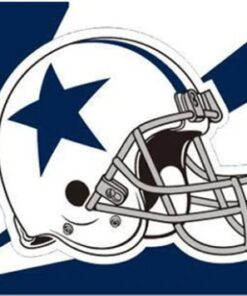 Dallas Cowboys Helmet  White Flag 3X5 Ft Polyester Banner USA 90x150cm
