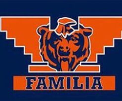 Chicago Bears Familia Flag 3X5 Ft Polyester Banner USA 90x150cm