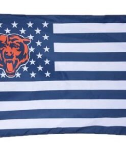 Chicago Bears Star Flag 3X5 Ft Polyester Banner USA 90x150cm