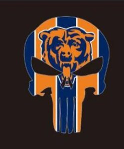 Chicago Bears Digital Flag 3X5 Ft Polyester Banner USA 90x150cm