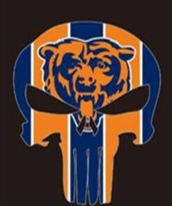 Chicago Bears Digital Vertical Flag 3X5 Ft Polyester Banner USA 90x150cm