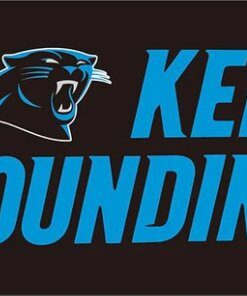 Keep Pounding Carolina Panthers Flag 3X5 Ft Polyester Banner USA 90x150cm