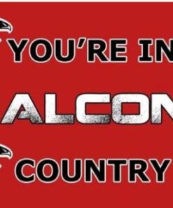 Atlanta Falcons You Are in Country US Flag 3X5 Ft Polyester Banner USA 90x150cm