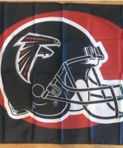 Atlanta Falcons Black Flag 3X5 Ft Polyester Banner USA 90x150cm