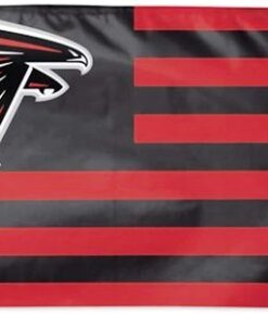 Atlanta Falcons Stripes Flag 3X5 Ft Polyester Banner USA 90x150cm