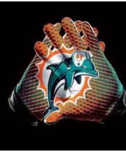 Miami Dolphins Gloves Flag 3X5 Ft Polyester Banner USA 90x150cm