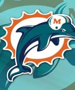 Miami Dolphins Club US Flag 3X5 Ft Polyester Banner USA 90x150cm