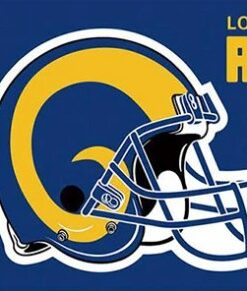Los Angeles Rams Team Logo Sports Flag 3X5 Ft Polyester Banner USA 90x150cm