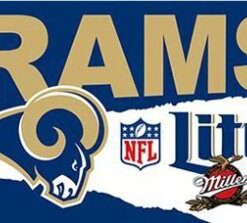 Los Angeles Rams Lite Flag 3X5 Ft Polyester Banner USA 90x150cm