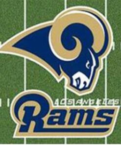 Los Angeles Rams Green Flag 3X5 Ft Polyester Banner USA 90x150cm