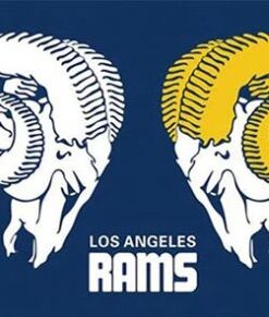 Los Angeles Rams Club Logo Sports Flag 3X5 Ft Polyester Banner USA 90x150cm