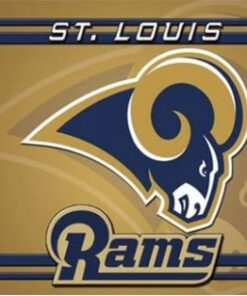 Los Angeles Rams Logo Club Flag 3X5 Ft Polyester Banner USA 90x150cm