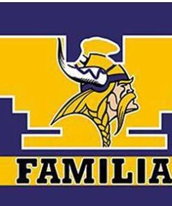 Minnesota Vikings Familia Flag 3X5 Ft Polyester Banner USA 90x150cm