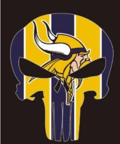 Minnesota Vikings Digital Vertical Flag 3X5 Ft Polyester Banner USA 90x150cm