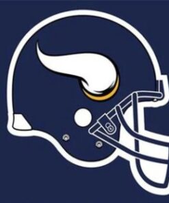 Minnesota Vikings Helmet Flag 3X5 Ft Polyester Banner USA 90x150cm