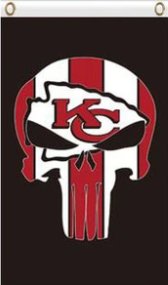 Kansas City Chiefs Digital Vertical Flag 3X5 Ft Polyester Banner USA 90x150cm