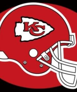 Kansas City Chiefs Helmet Flag 3X5 Ft Polyester Banner USA 90x150cm
