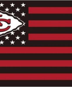 Kansas City Chiefs Star US Flag 3X5 Ft Polyester Banner USA 90x150cm