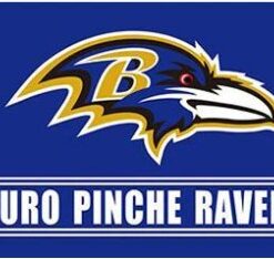 Baltimore Ravens Puro Pinche Flag 3X5 Ft Polyester Banner USA 90x150cm