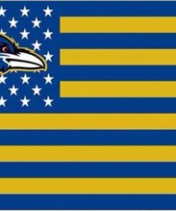 Baltimore Ravens Star and Strips Flag 3X5 Ft Polyester Banner USA 90x150cm
