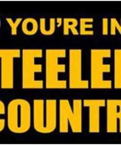 Pittsburgh Steelers You Are In Country Flag 3X5 Ft Polyester Banner USA 90x150cm