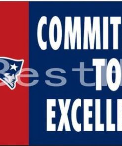 New England Patriots Commitment To Excellence Flag 3X5 Ft Polyester Banner USA 90x150cm