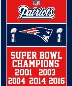 New England Patriots Super Bowl Champion 2017 Flag 3X5 Ft Polyester Banner USA 90x150cm