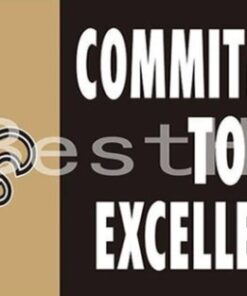 New Orleans Saints Commitment To Excellence Flag 3X5 Ft Polyester Banner USA 90x150cm