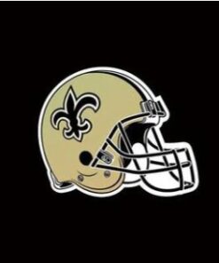 New Orleans Saints Helmet Logo Sports Black Flag 3X5 Ft Polyester Banner USA 90x150cm