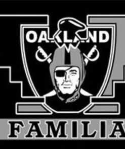 Oakland Raiders FAMILIA Flag 3X5 Ft Polyester Banner USA 90x150cm