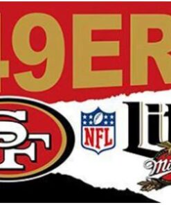 San Francisco 49ers Lite Flag 3X5 Ft Polyester Banner USA 90x150cm