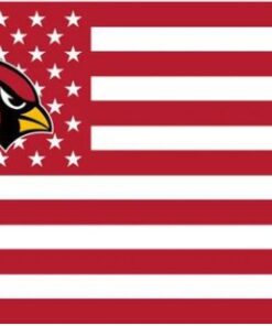 Arizona Cardinals Star & Strips US Flag 3X5 Ft Polyester Banner USA 90x150cm