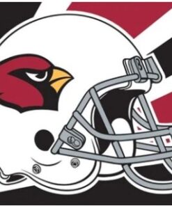 Arizona Cardinals Helmet Flag 3X5 Ft Polyester Banner USA 90x150cm