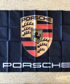 Porsche Flag 3X5 Ft Polyester Banner USA 90x150cm