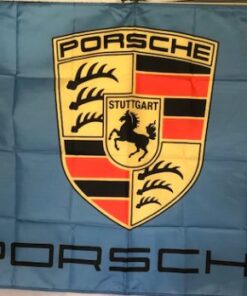 Porsche Flag Car 3X5 Ft Polyester Banner USA 90x150cm
