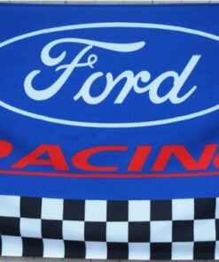 Ford Racing Blue Flag 3X5 Ft Polyester Banner USA 90x150cm