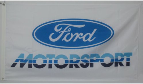Ford Motorsport Flag 3X5 Ft Polyester Banner USA 90x150cm