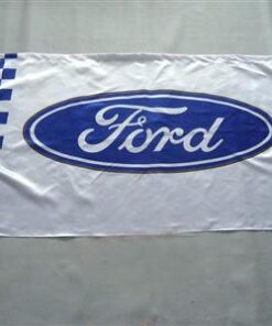 Ford White Flag 3X5 Ft Polyester Banner USA 90x150cm