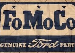 Ford Motor Company Genuine Parts Flag 3X5 Ft Polyester Banner USA 90x150cm