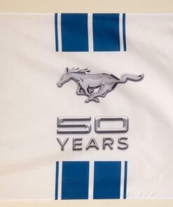 Ford  Mustang 50th Anniversary Flag 3X5 Ft Polyester Banner USA 90x150cm