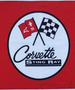 Chevrolet Corvette Sting Red Flag 3X5 Ft Polyester Banner USA 90x150cm