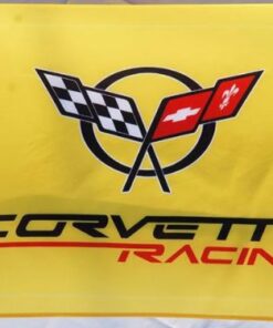 Chevrolet Corvette Yellow Flag 3X5 Ft Polyester Banner USA 90x150cm