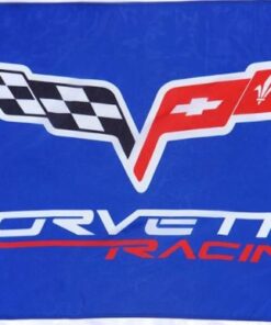 Chevrolet Corvette Blue Flag 3X5 Ft Polyester Banner USA 90x150cm