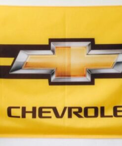 Chevrolet Corvette Flag Yellow Car 3X5 Ft Polyester Banner USA 90x150cm